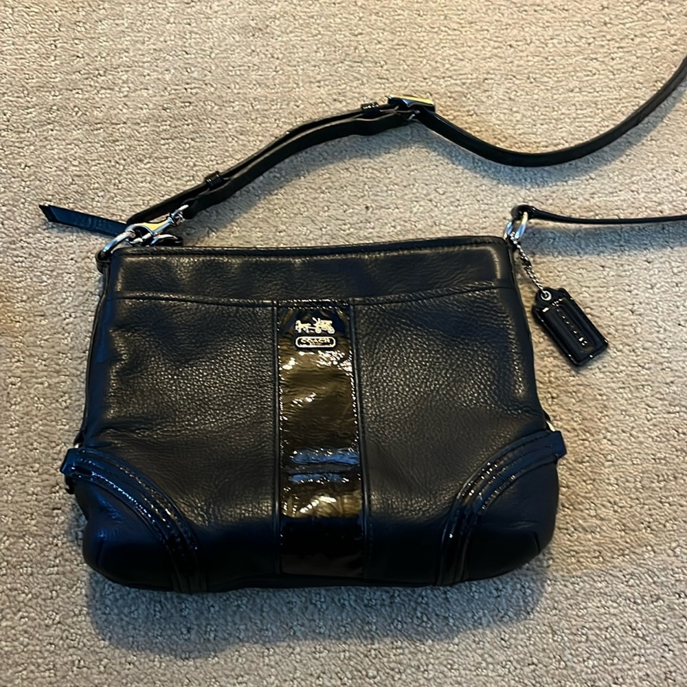 Black Coach crossbody
